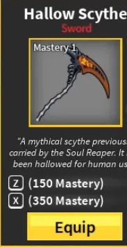 RBL2957 32.1K Robux Spend Total Account with Permanent Kitsune Fruit and Hallow Scythe Mastery 1